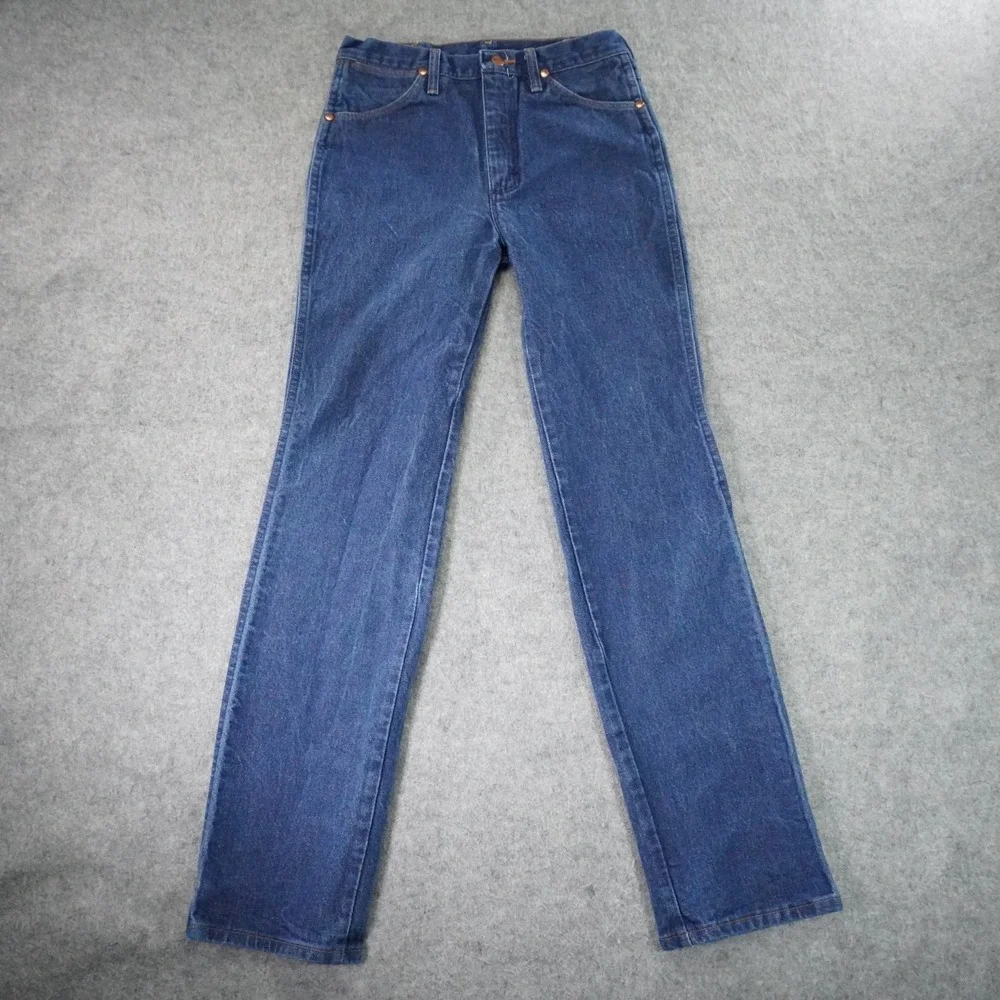 Vintage Wrangler Jeans Mens 30x33 Fits 27x32 Blue 936DEN Cowboy‎ Cut Made In USA